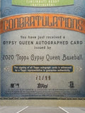 2020 Topps Gypsy Queen Autographs GQ Logo Swap #GQANS Nick Senzel /99
