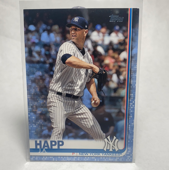 2019 Topps Father's Day Blue J.A. Happ 21/50