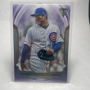 2019 Topps Triple Threads Amethyst #70 Anthony Rizzo 157/299