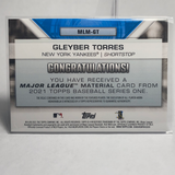 2021 Topps Major League Material Relics Gleyber Torres