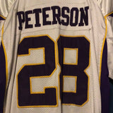 Adrian Peterson used Vikings away STITCHED jersey (XXXL)