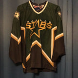 Dallas Stars (1998) used BLANK home STITCHED jersey (M)