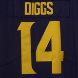 Stefon Diggs used Vikings home Color Rush STITCHED jersey (XL)