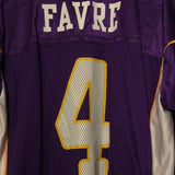 Brett Favre used Vikings away PRINTED jersey (XL)