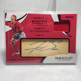 2020 Immaculate Debut Jumbo Material Autographs Red Tres Barrera 14/49