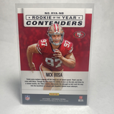 2019 Panini Contenders Rookie of the Year Contenders Silver #8 Nick Bosa 18/75