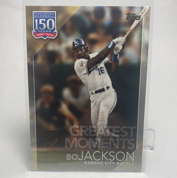 2019 Topps 150 Years of Professional Baseball Greatest Moments 150th Anniversary Bo Jackson 61/150