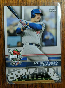 2020 Topps Home Run Challenge Code Cards #HRC9 Anthony Rizzo *UNUSED* Cubs